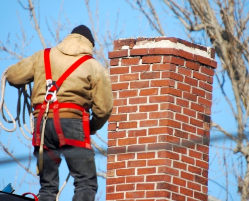 Chimneys in Cleveland Heights